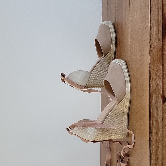 JustFab Nicoletta Espadrille Wedge - Wide Width 7 - Picture 4 of 8